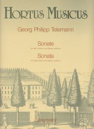 Sonata for Three Violins and Basso continuo in B-flat major (TWV Appendix 43: B1)