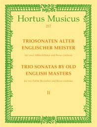 Trio Sonatas by Old English Masters, Book 2 (D Purcell, Sonata in F major, R Valentine, Sonata in C