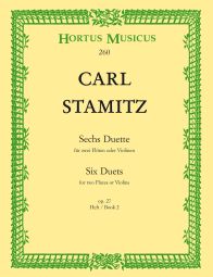 Six Duets for two Flutes or Violins Op.27 Volume II (Playing Score)