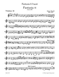 Fantasias for Strings Part I: Nos 1-7 (Violin II, Alto viola da gamba)