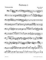 Fantasias for Strings Part I: Nos 1-7 (Cello, Bass viola da gamba)