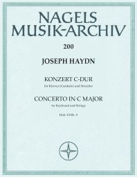 Concerto for Piano in C major (Hob.XVIII:5) (Score & Parts)