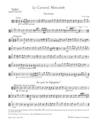 Le Carnaval Mascarade (Viola I)