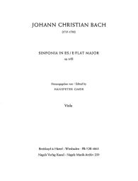 Sinfonia, Op.6, No. 3 in E-flat (Viola)