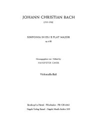 Sinfonia, Op.6, No. 3 in E-flat (Cello/Double Bass)