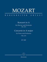 Concerto for Piano No.23 in A major (K.488) (Study Score)