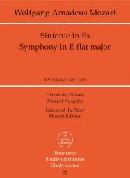 Symphony No.26 in E-flat major (K.184) (Study Score)