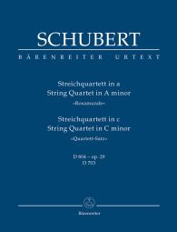 String Quartet A minor Op.29 D 804 (Rosamunde) & Quartet Movement C minor D 703 (Quartettsatz)