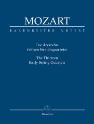 Thirteen Early String Quartets (Study Score)
