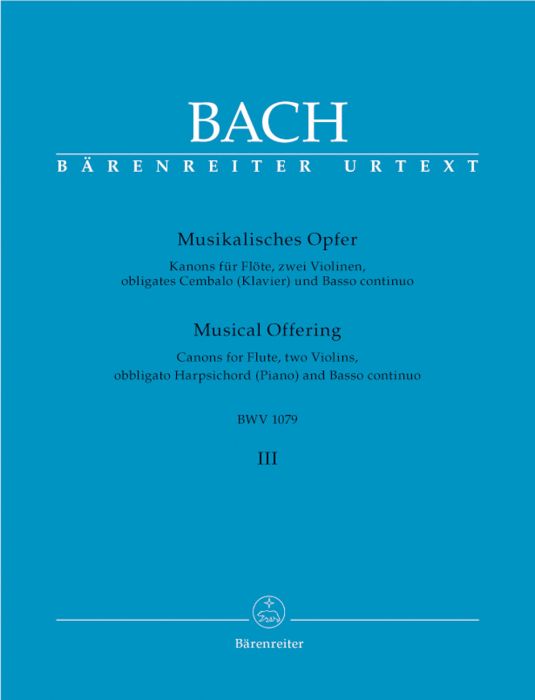 Offering　1079)　Vol　3:　Canons　Musical　(BWV