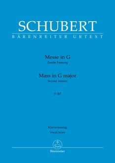 Mass in G major D 167 (Second Version) (Vocal Score)