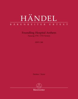 Foundling Hospital Anthem HWV 268 - 1753 Version (Full Score, paperback)