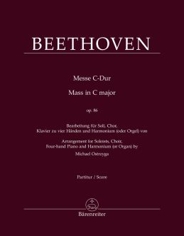Mass in C major Op.86 (Reduced Version) (Full Score, paperback)