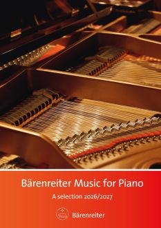 Bärenreiter Music for Piano Catalogue 2026/2027