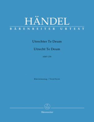 Utrecht Te Deum (HWV 278) (Vocal Score)