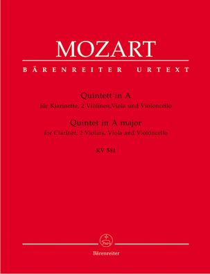 Quintet for Clarinet, two Violins, Viola and Violoncello in A major (K.581) (Stadler Quintet)