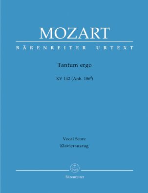 Tantum ergo in B-flat (K.142) (Vocal Score)