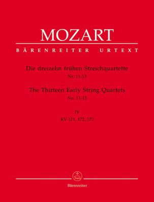 Thirteen Early String Quartets Volume 4 Nos 11-13