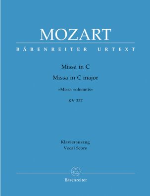 Missa in C major (K.337) (Missa solemnis) (Vocal Score)