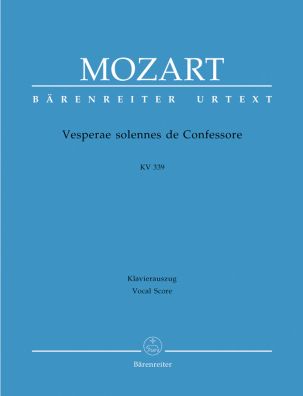 Vesperae solennes de Confessore (K.339) (Solemn Vespers) (Vocal Score)