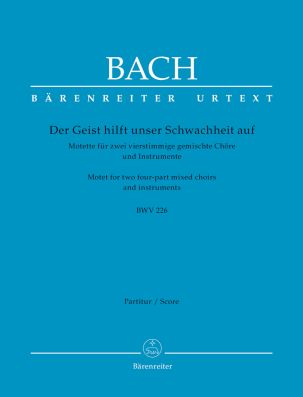 Motet No.2 Der Geist hilft unser Schwachheit auf (BWV 226) (Full Score, paperback)