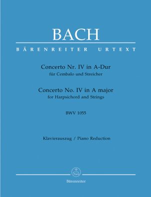 Concerto for Harpsichord No.4 in A major (BWV 1055) (two-piano reduction)