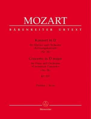 Concerto for Piano No.26 in D major (K.537) (Coronation) (Full Score)