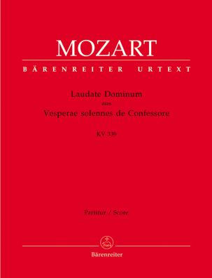 Laudate Dominum (K.339) from the Vesperae solennes de Confessore (Full Score)