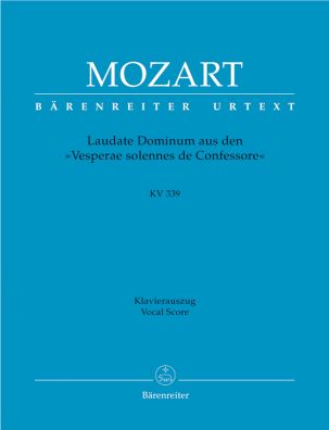 Laudate Dominum (K.339) from the Vesperae solennes de Confessore (Vocal Score)