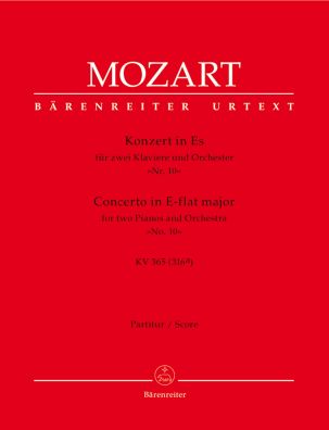 Concerto for two Pianos No.10 in E-flat major (K.365) (Full Score)