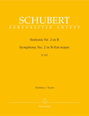 Symphony No.2 in B-flat major D 125 (Full Score)