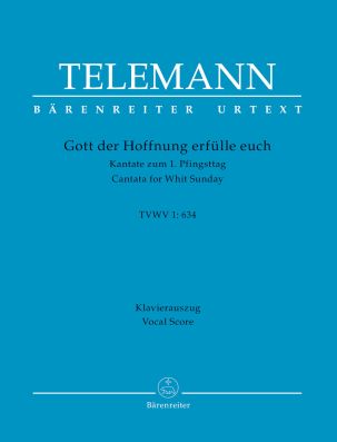 Gott der Hoffnung erfülle euch (TVWV 1:634) (Vocal Score)