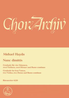 Nunc dimittis (Full Score)