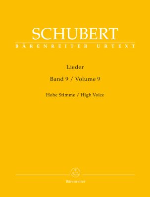 Lieder Volume 9, High Voice & Piano