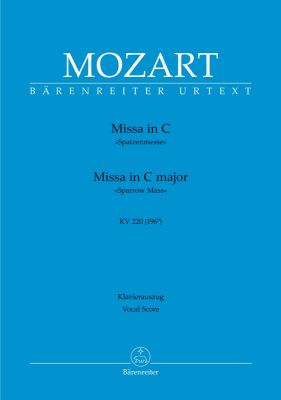 Mass in C major (K.220) Sparrow Mass (Vocal Score)