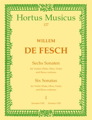 Six Sonatas Bk.I Nos.1-3 for Violin (Flute, Oboe) & Basso continuo