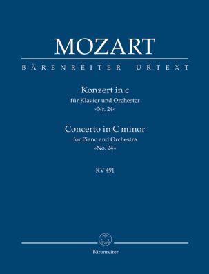 Concerto for Piano No.24 in C minor (K.491) (Study Score)
