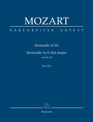 Serenade in E-flat major K.375 Sextet & Octet versions (Study Score)