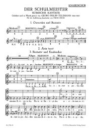 Der Schulmeister (Choral Score)