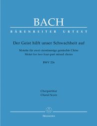 Motet No.2 Der Geist hilft unser Schwachheit auf (BWV 226) (Choral Score)