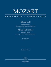 Missa brevis in C major (K.220) (Sparrow Mass) (Full Score)