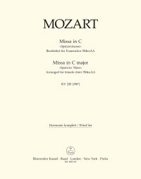 Missa brevis in C major (K.220) (Sparrow Mass) (Wind Set)
