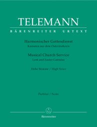 Der Harmonische Gottesdienst Lent & Easter Cantatas High Voice (Score)