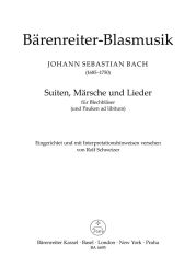 Suites, Marches and Lieder for Brass Ensemble (Playing Score)
