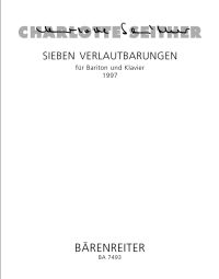 Sieben Verlautbarungen (Seven Announcements)  for Baritone & Piano