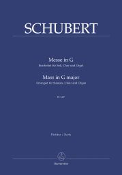 Mass in G major D 167 (arranged for Choir & Organ)