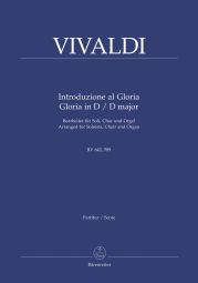 Introduction RV 642 and Gloria in D major RV 589 (arranged for Choir & Organ)