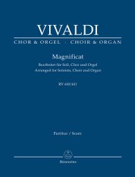 Magnificat in G minor RV 610/611 (arranged for Choir & Organ)