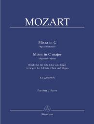 Mass in C major (K.220) Sparrow Mass (arranged for Choir & Organ)