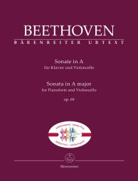 Sonata in A major Op.69 for Violoncello and Piano